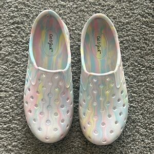 Lightly worn slip on shoes